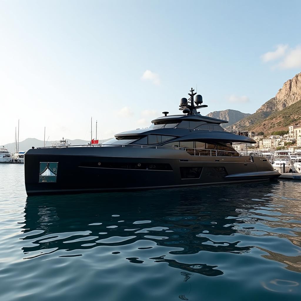 Yachtoberfläche im Detail – Visualización generada por IA